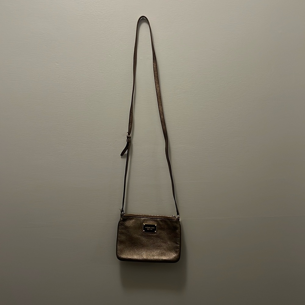 Michael Kors copper crossbody bag